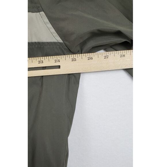 Vintage IZOD Lightweight Full Zip Golf Jacket Greenish/Grey Men Sz L PRE-OWNED - Picture 8 of 13